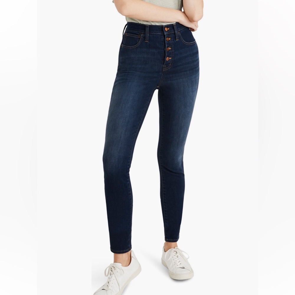 Madewell High Rise Dark Indigo Jeans